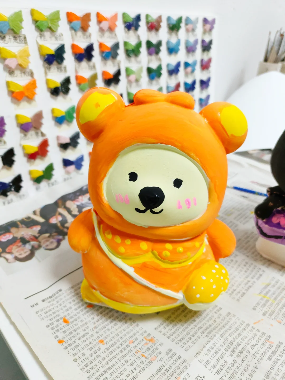 广州石膏娃娃手绘