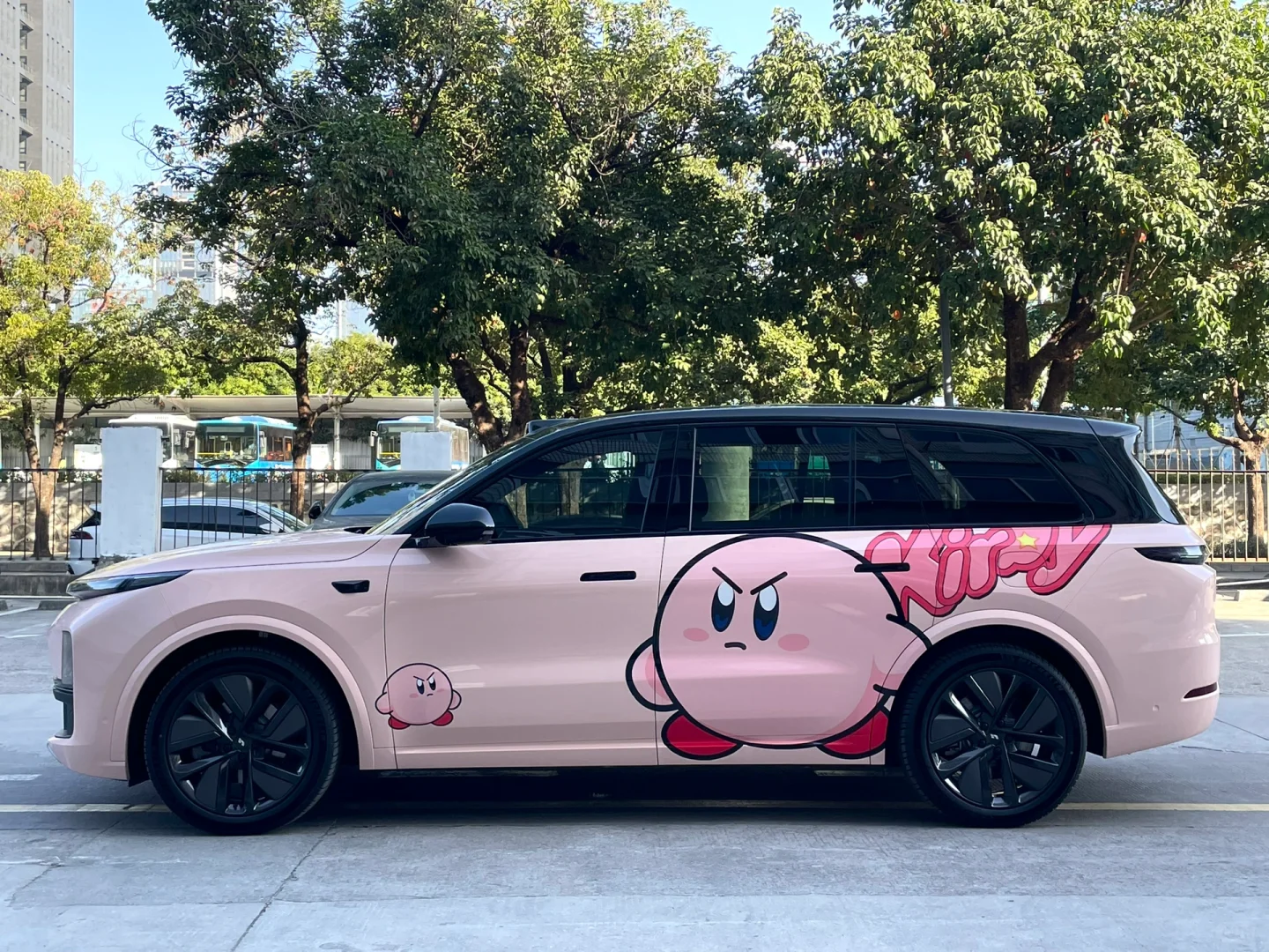 理想L9 |贝壳粉配星之卡比彩绘，女生大玩具