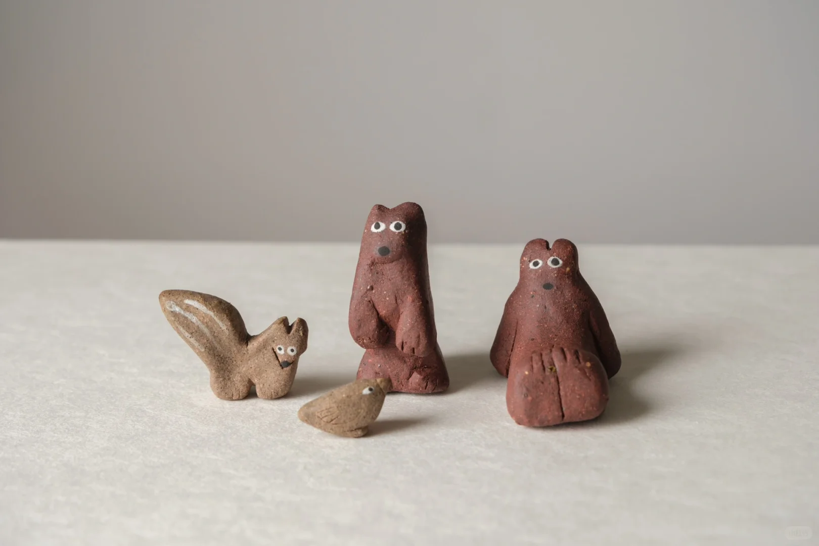 捏一堆动物陪着我｜雕塑作品分享