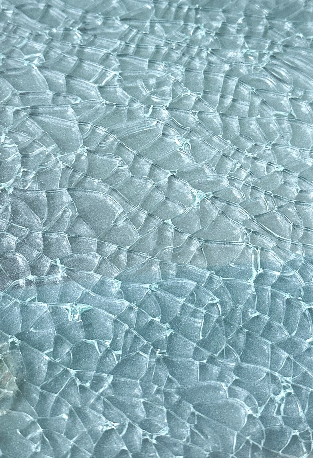 玻璃桌碎了但出片了