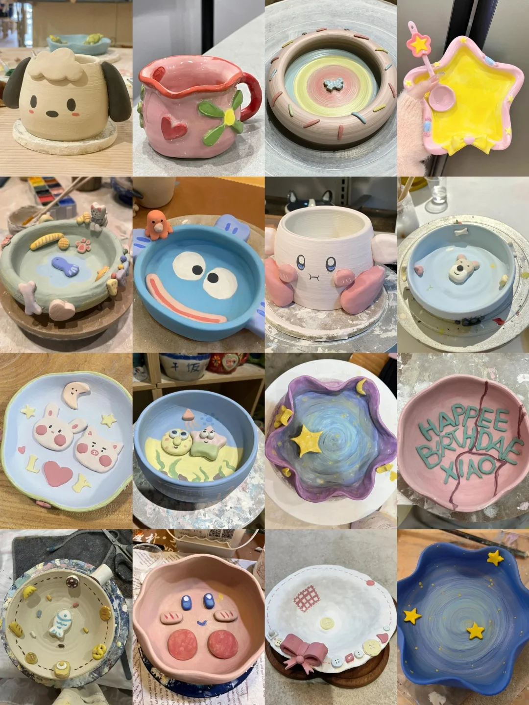 宝 下次见面一起去做陶艺吧～