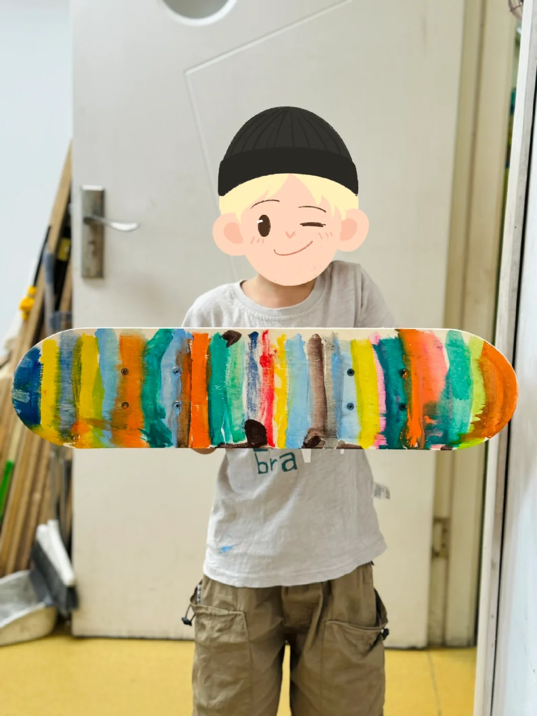 沙龙日记〔滑板彩绘〕