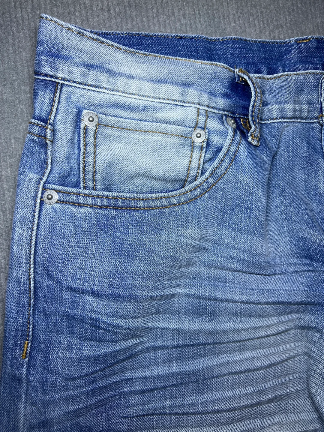 MBBCAR窄幅-Cool ice冰凉系列阔腿a字牛仔裤