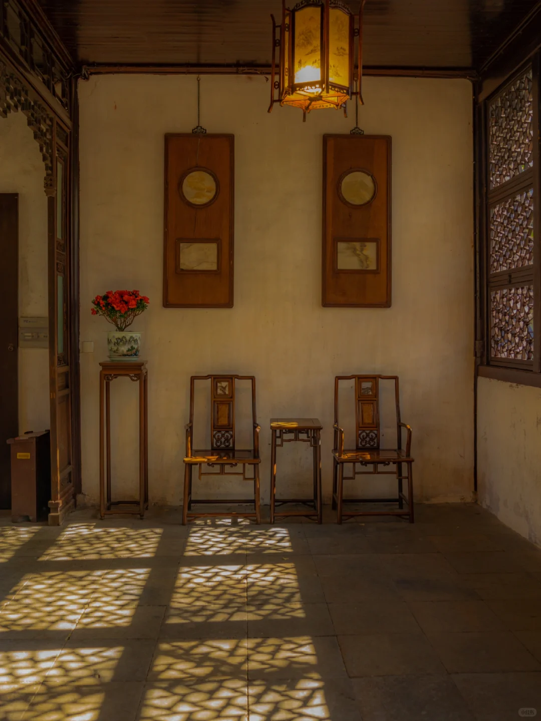 终于有人把拙政园的封神花窗整理出来了‼️