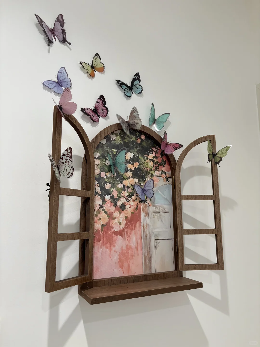 66 ? DIY复古氛围蝴蝶窗?,有手就会❗️