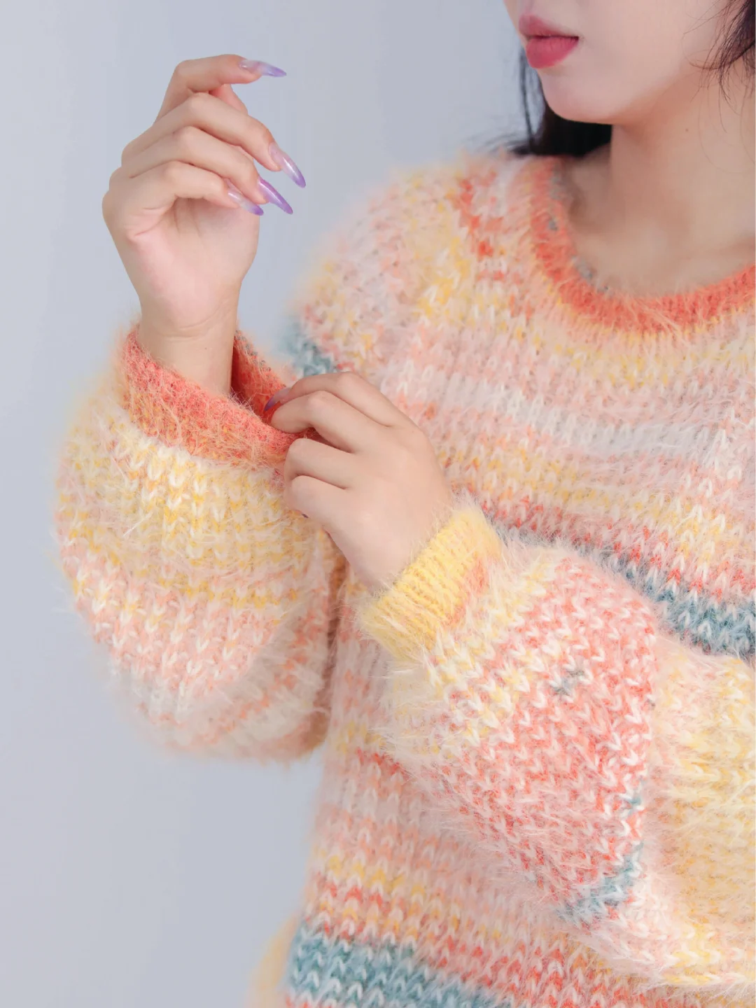 毛绒绒的多巴胺毛衣?（附图解）