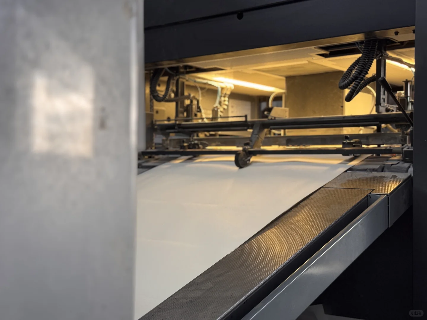 第一次进印刷车间