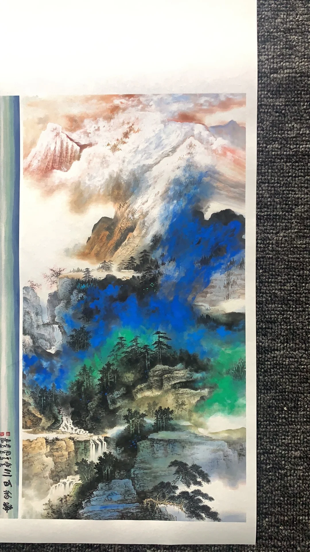 好看到哭?国画作品用艺术微喷工艺制作～