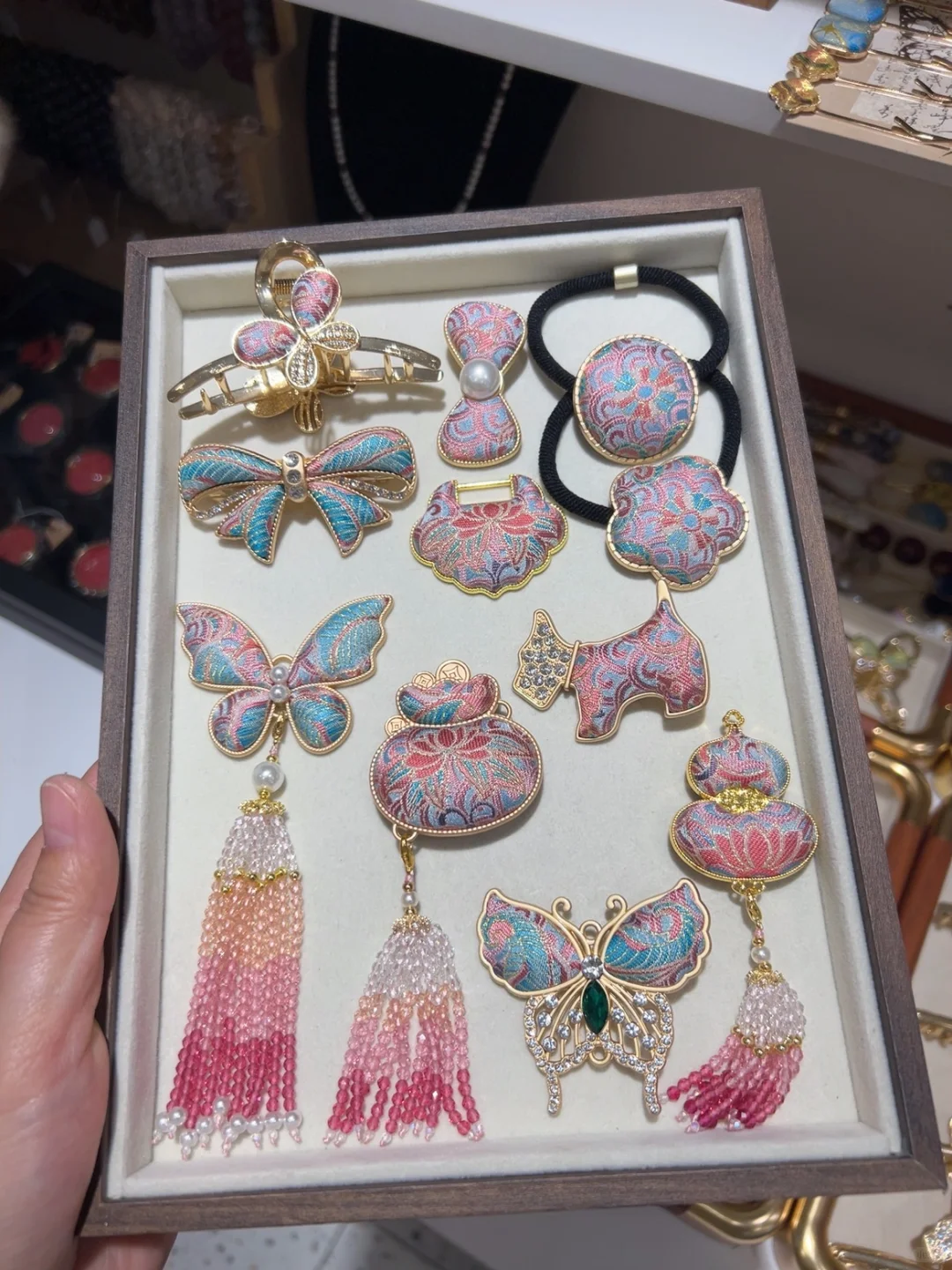 宋锦饰品！超简单的手工～