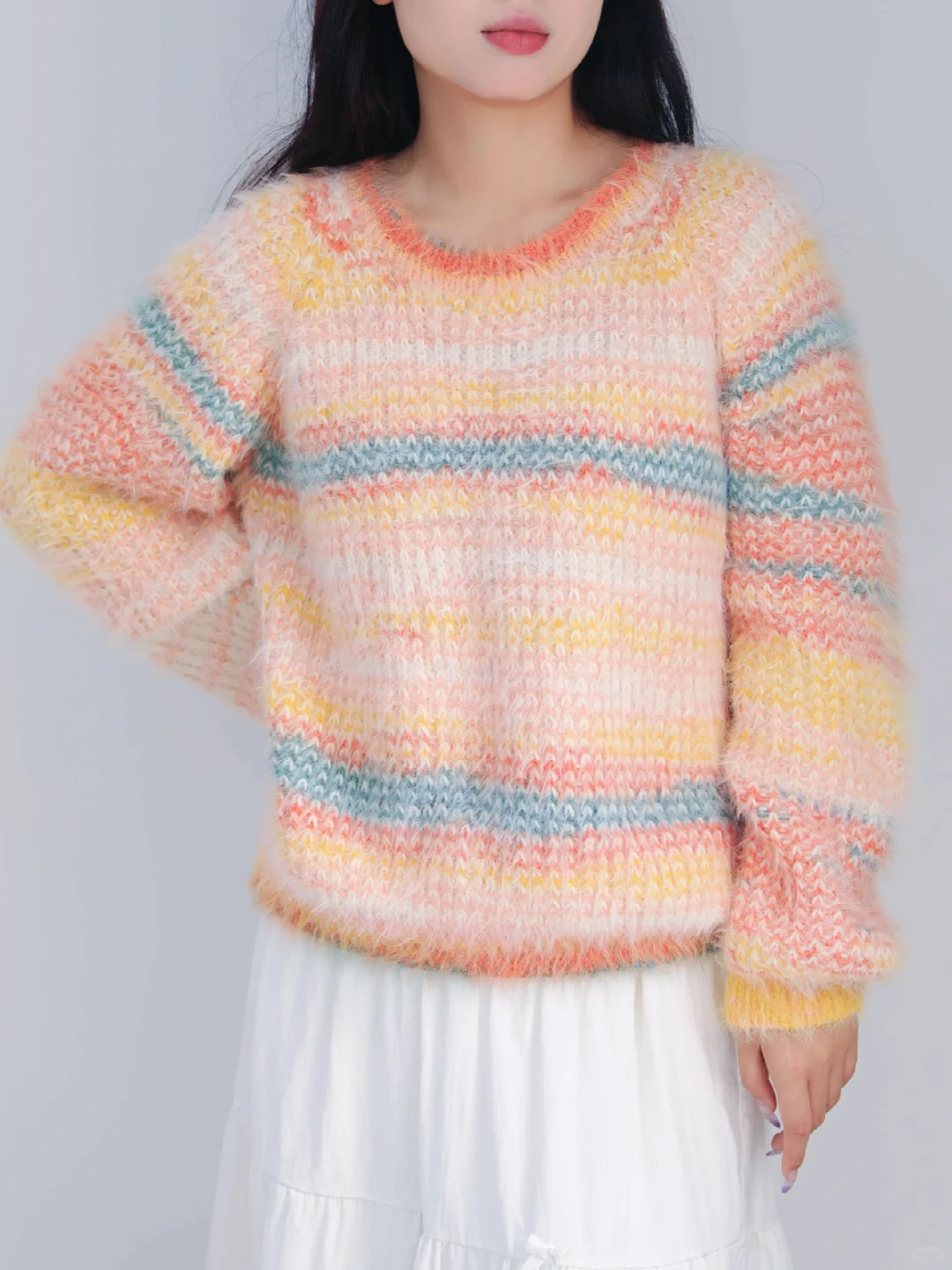 毛绒绒的多巴胺毛衣?（附图解）