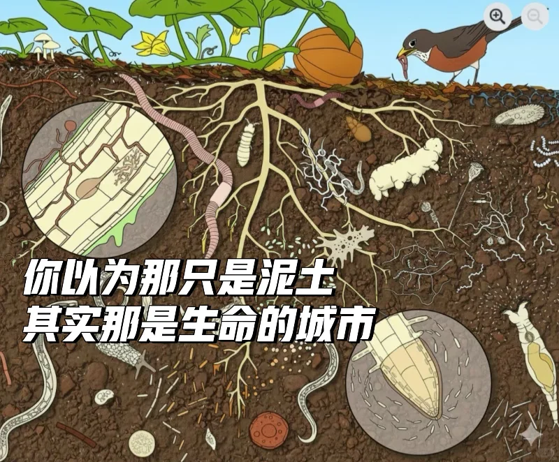 你以为那只是泥土，其实那是生命的城市