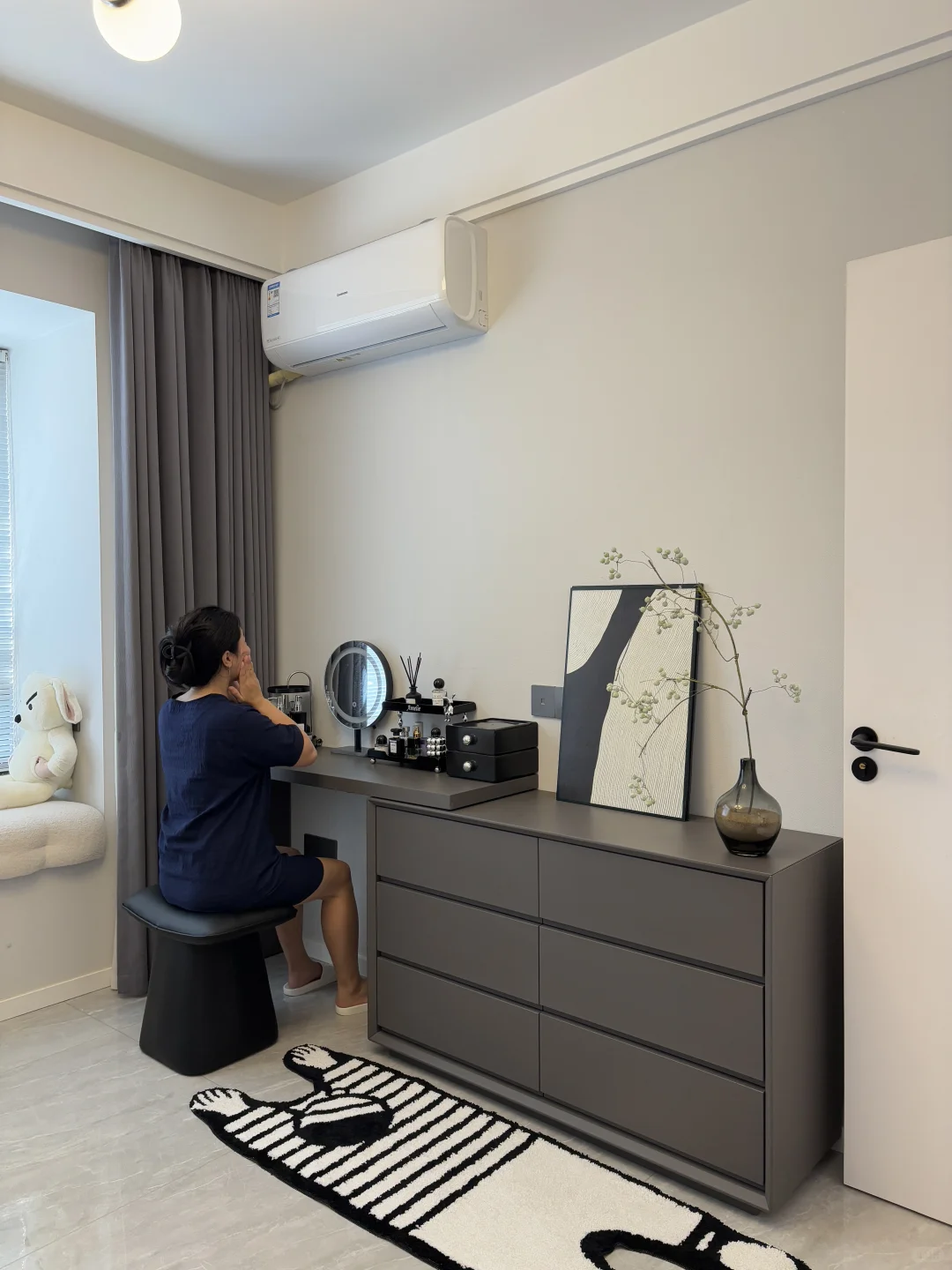 跟着买❗️斗柜梳妆台一体选购攻略,附尺寸❗️