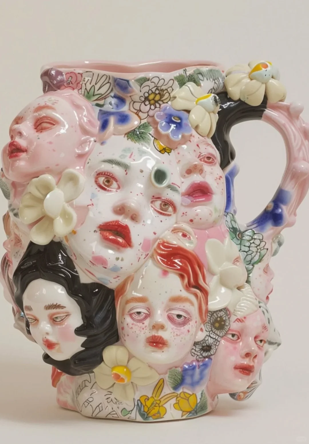 怪诞美学|这陶瓷脸也太精致了吧！！