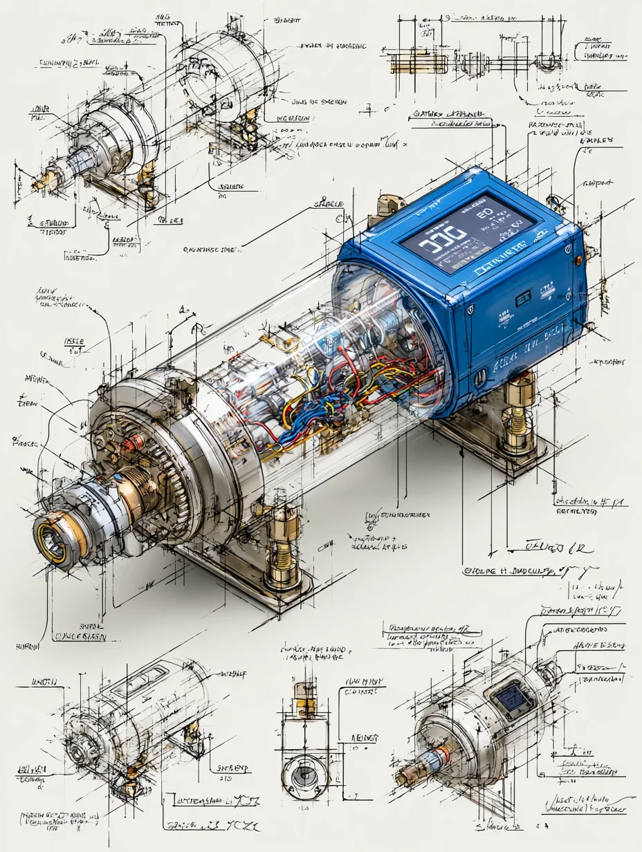 流量计设计草图|提示词