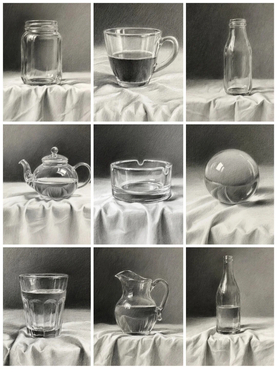 创意素描:玻璃系列大集合