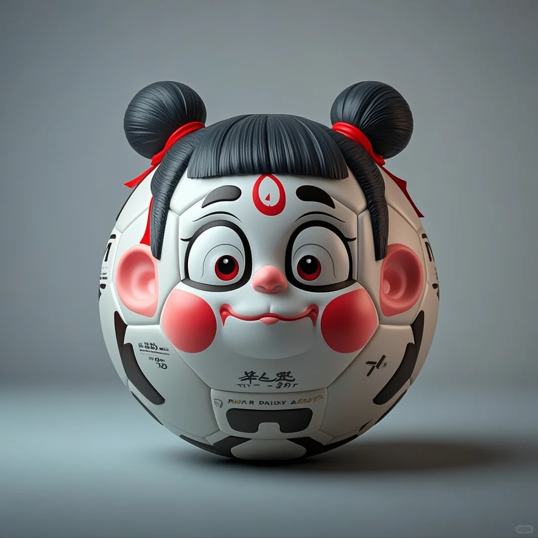 当哪吒遇上足球⚽ 可爱到犯规