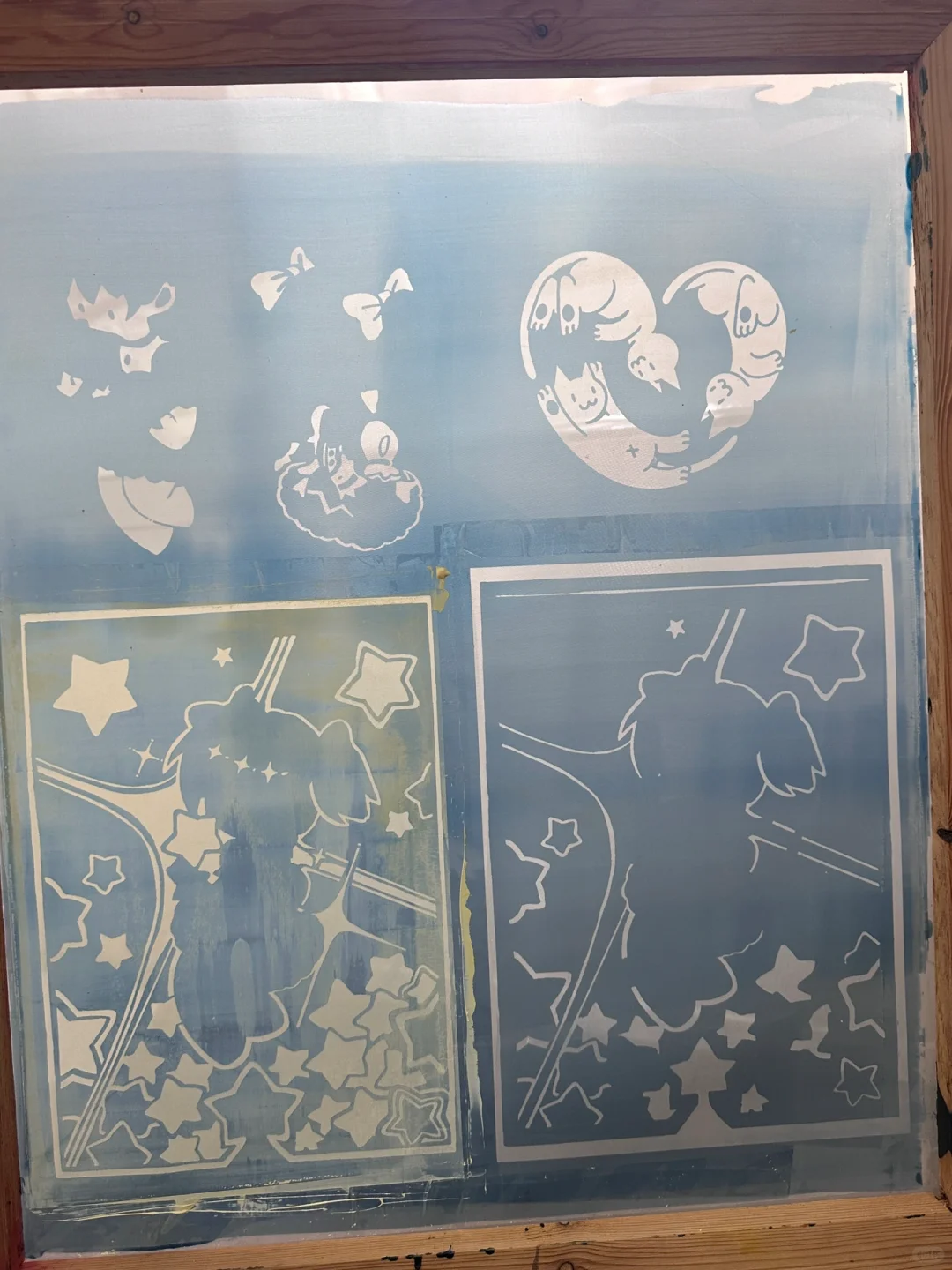 是谁丝网印结课了