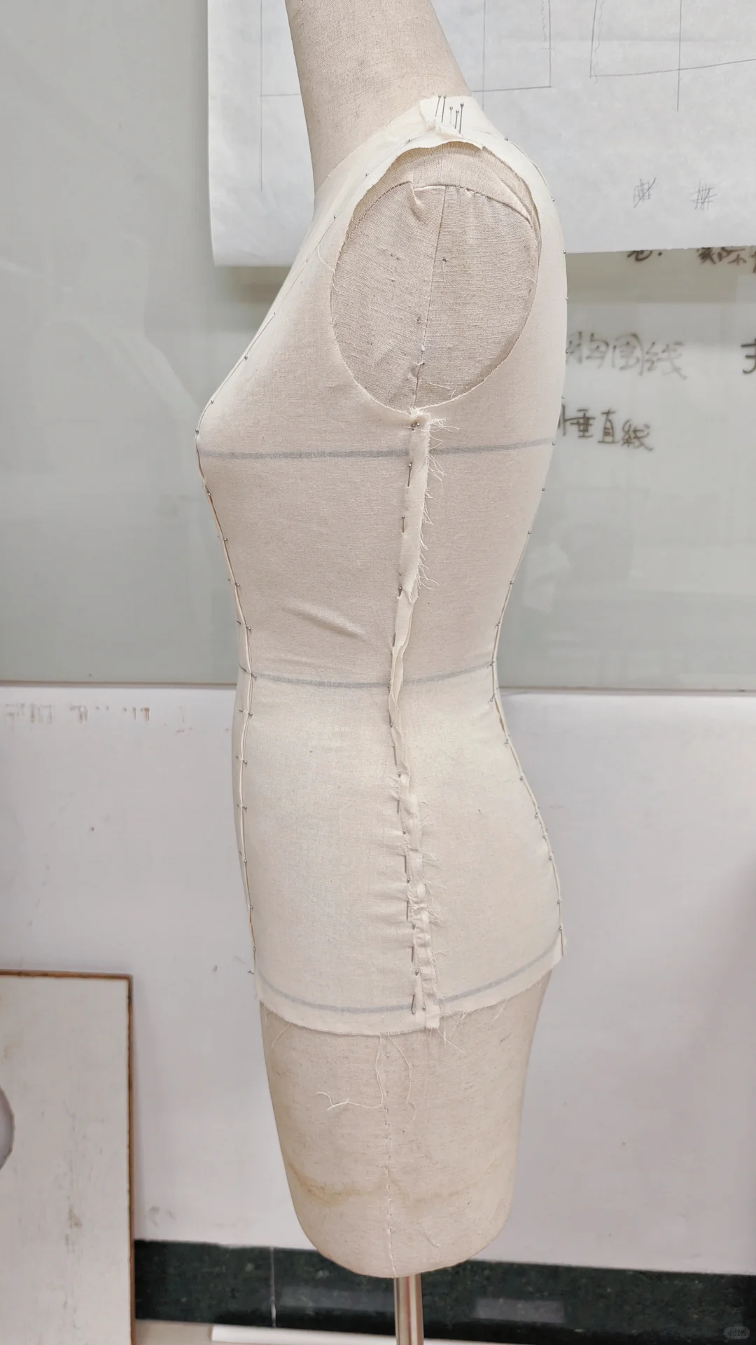 学习日记┊立裁课作业 制作紧身衣