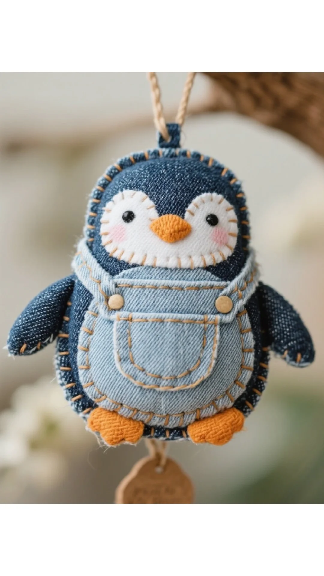 小企鹅挂件（附图纸）