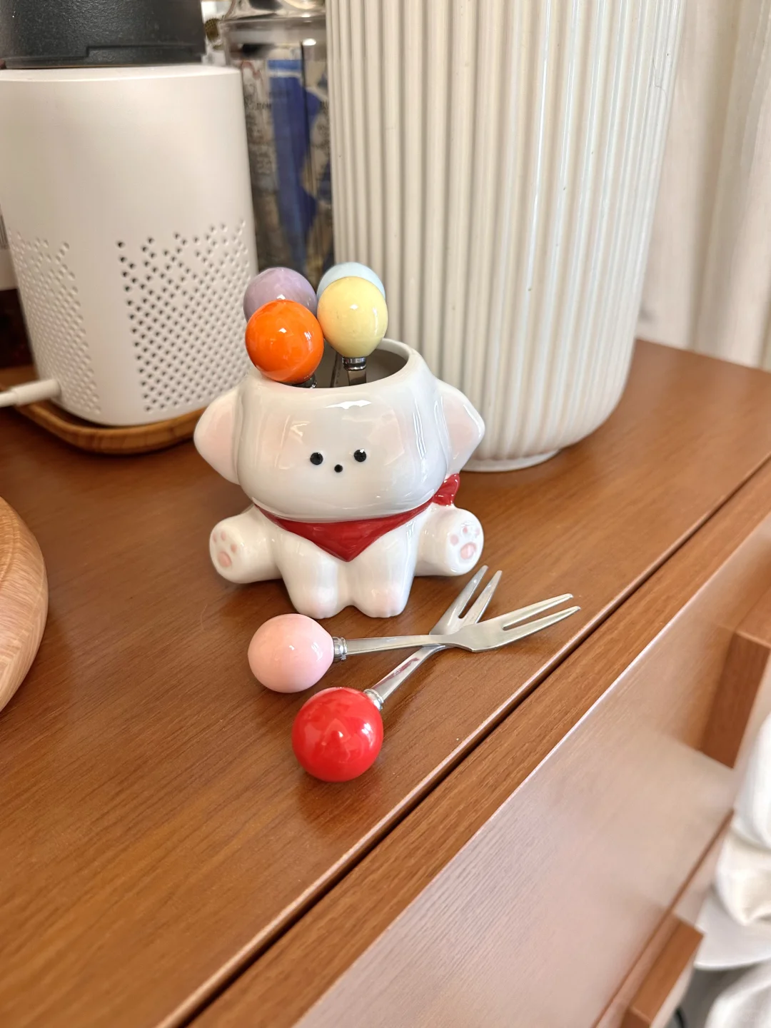 新家快递（9/100）怎么会有这么可爱的水果叉