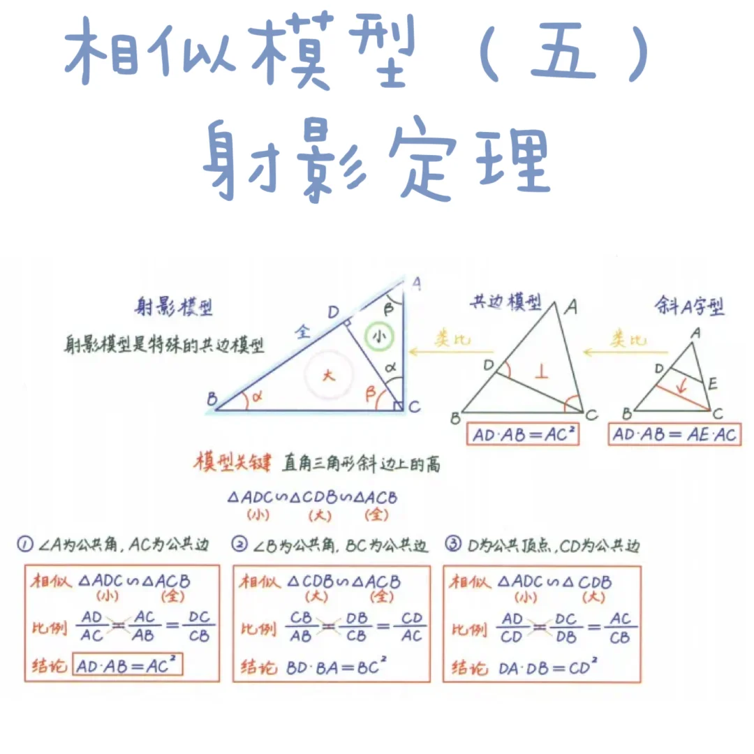 八张图八大相似模型