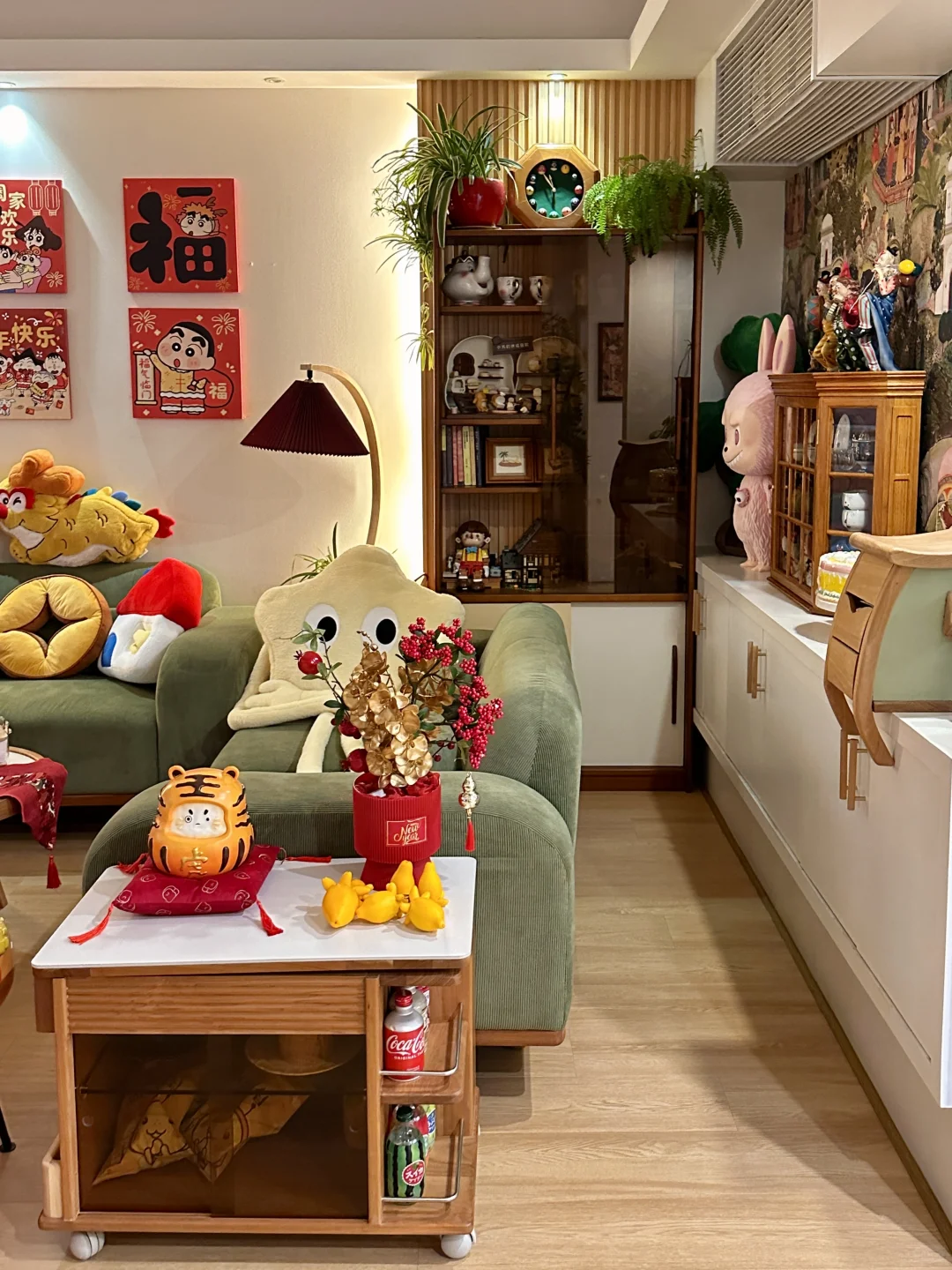 我爸问：把家布置成这样要拍春晚吗?