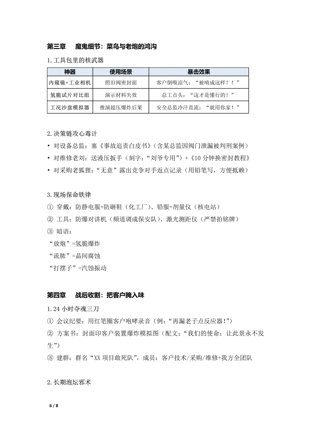 特种阀门销售拜访全流程铁律