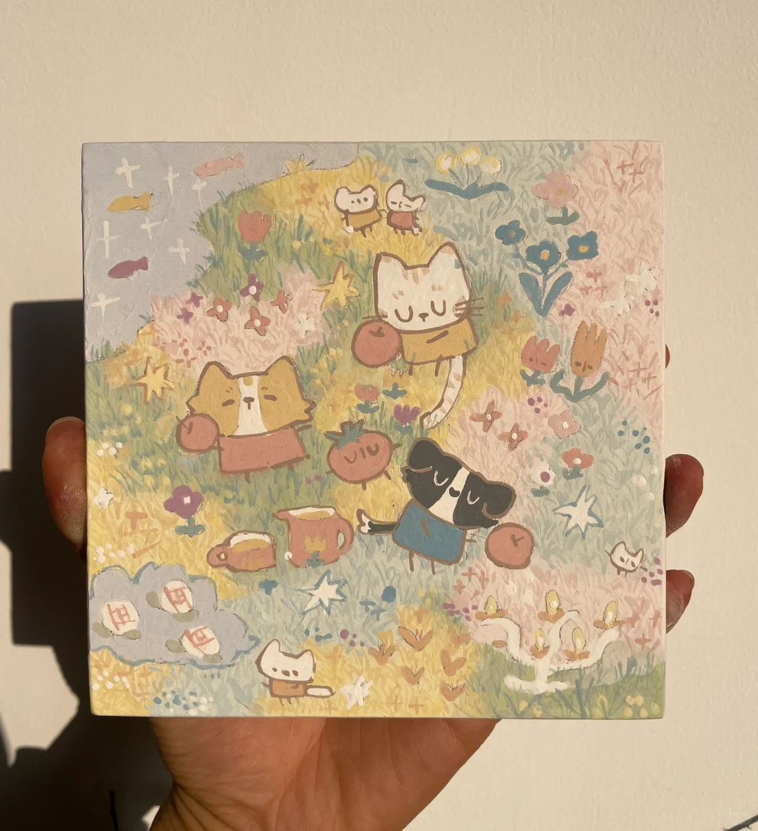 一些待烧的小东西