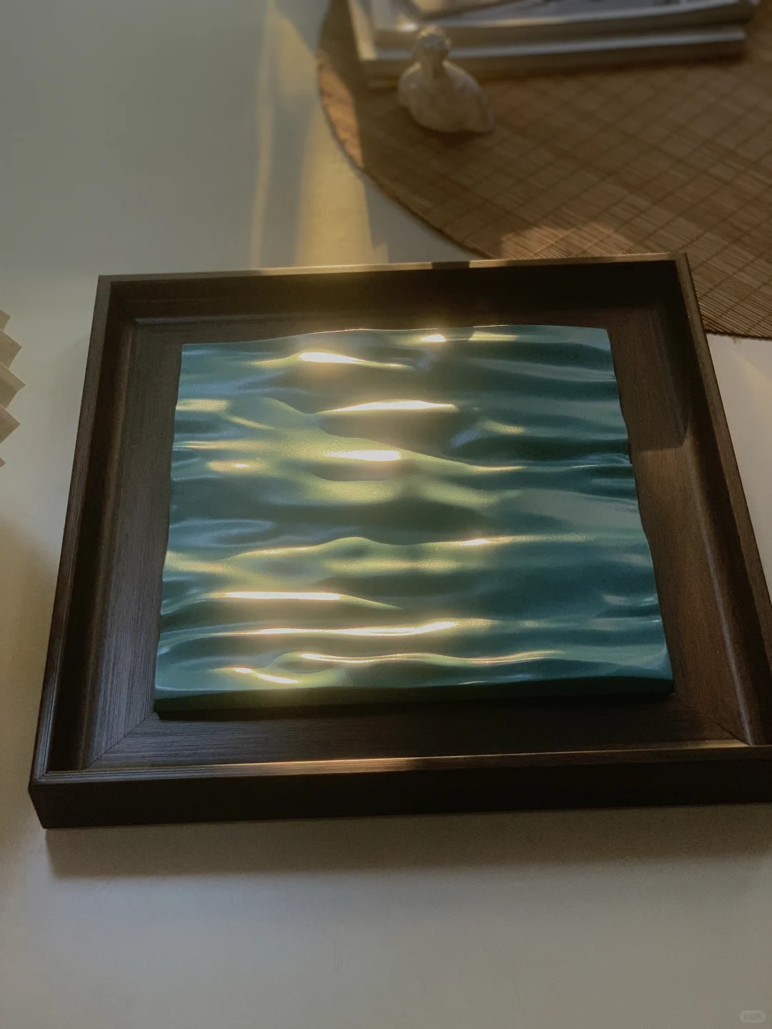 我get到了湖水的形状