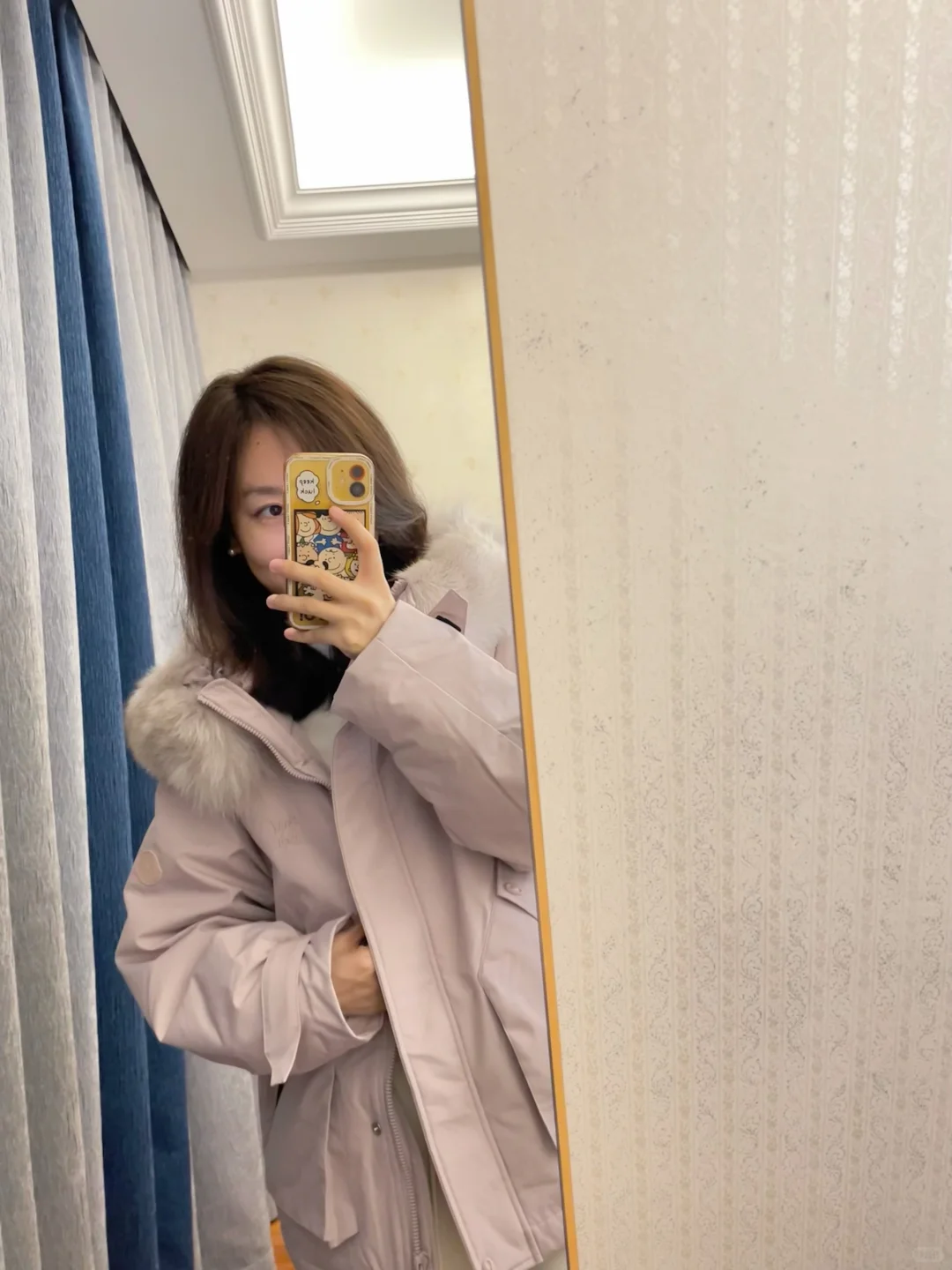 冬日低饱和度羽绒服穿搭