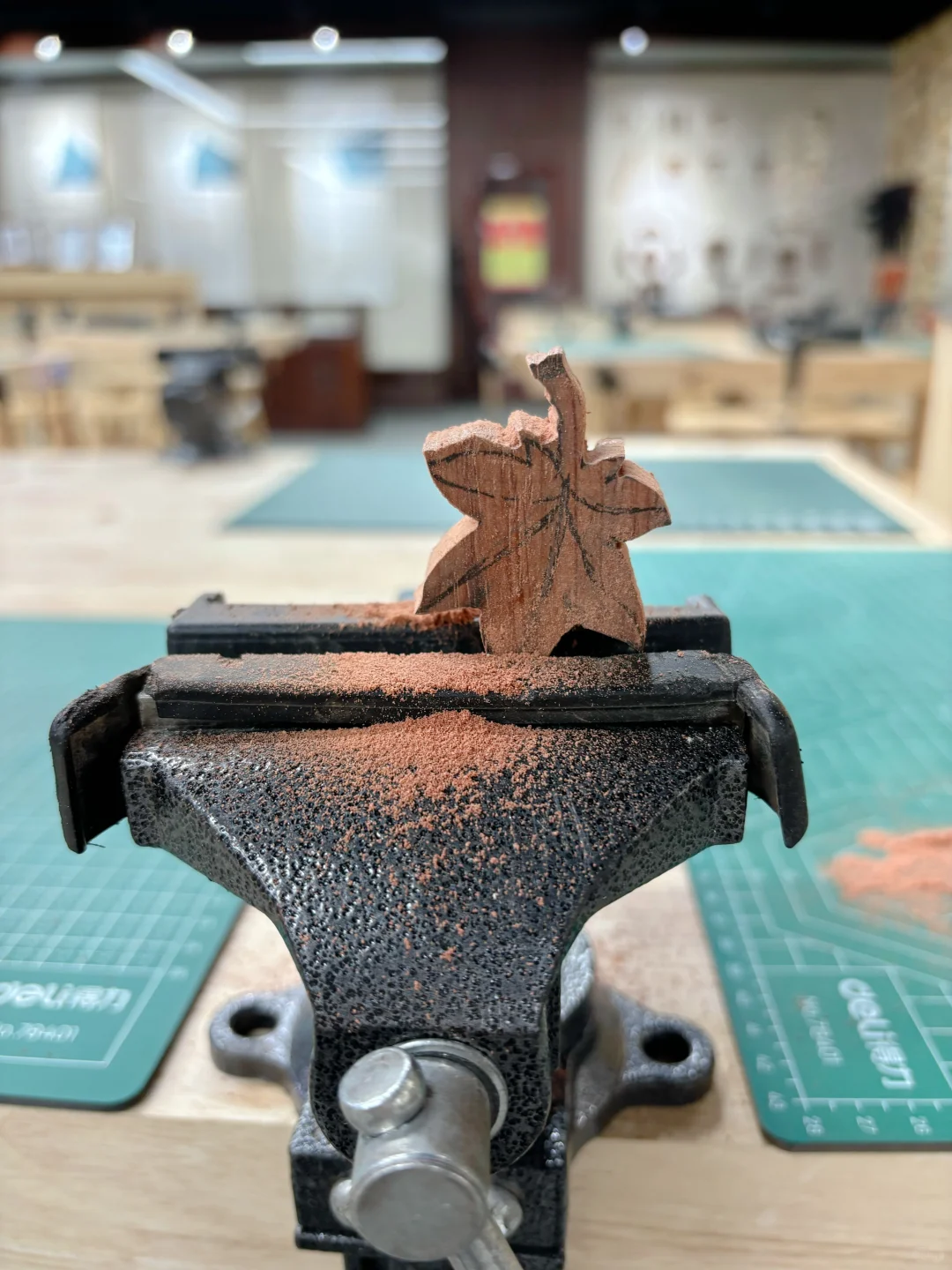 今年的枫叶好像不够红，那就赏你一丈红吧！