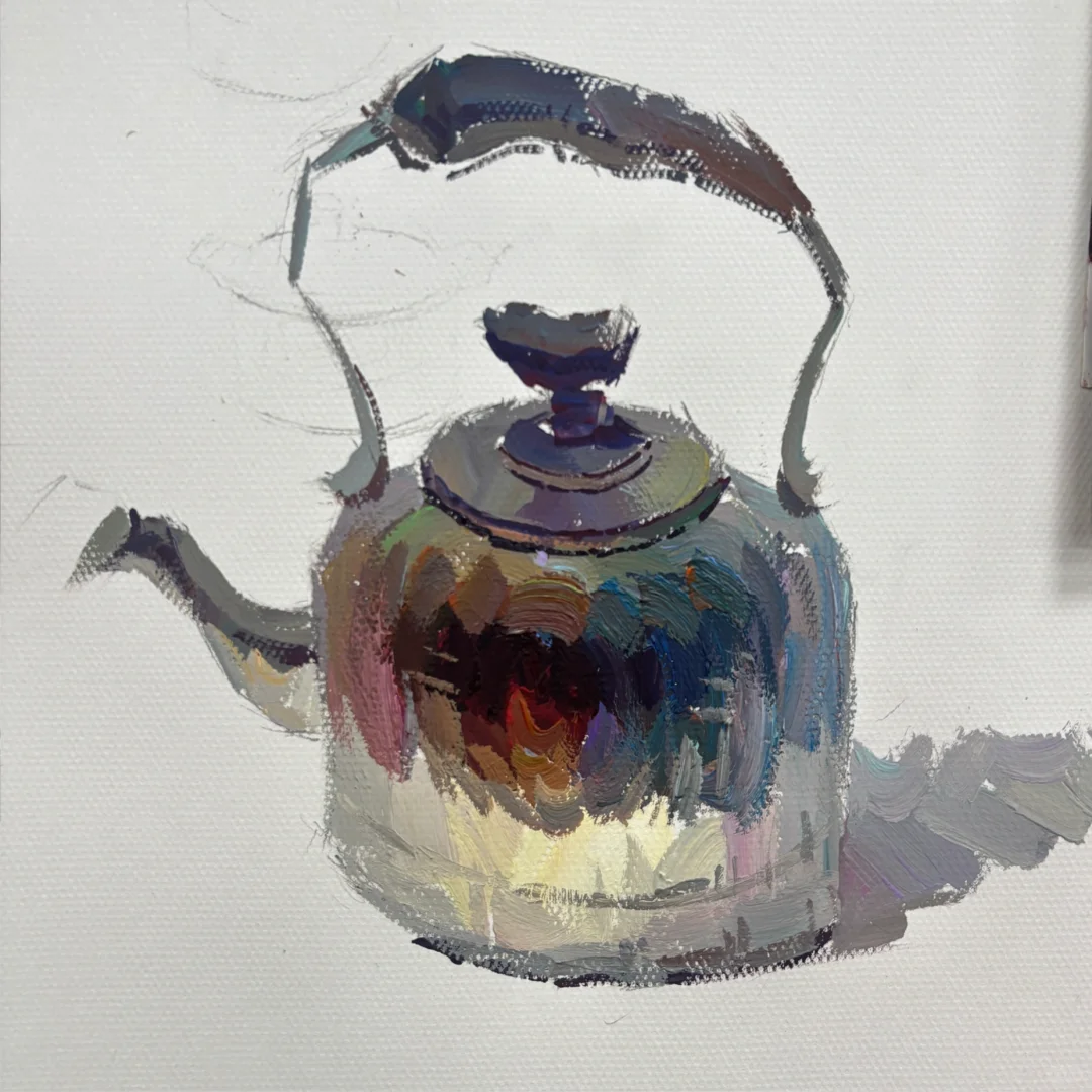 不锈钢色彩步骤图