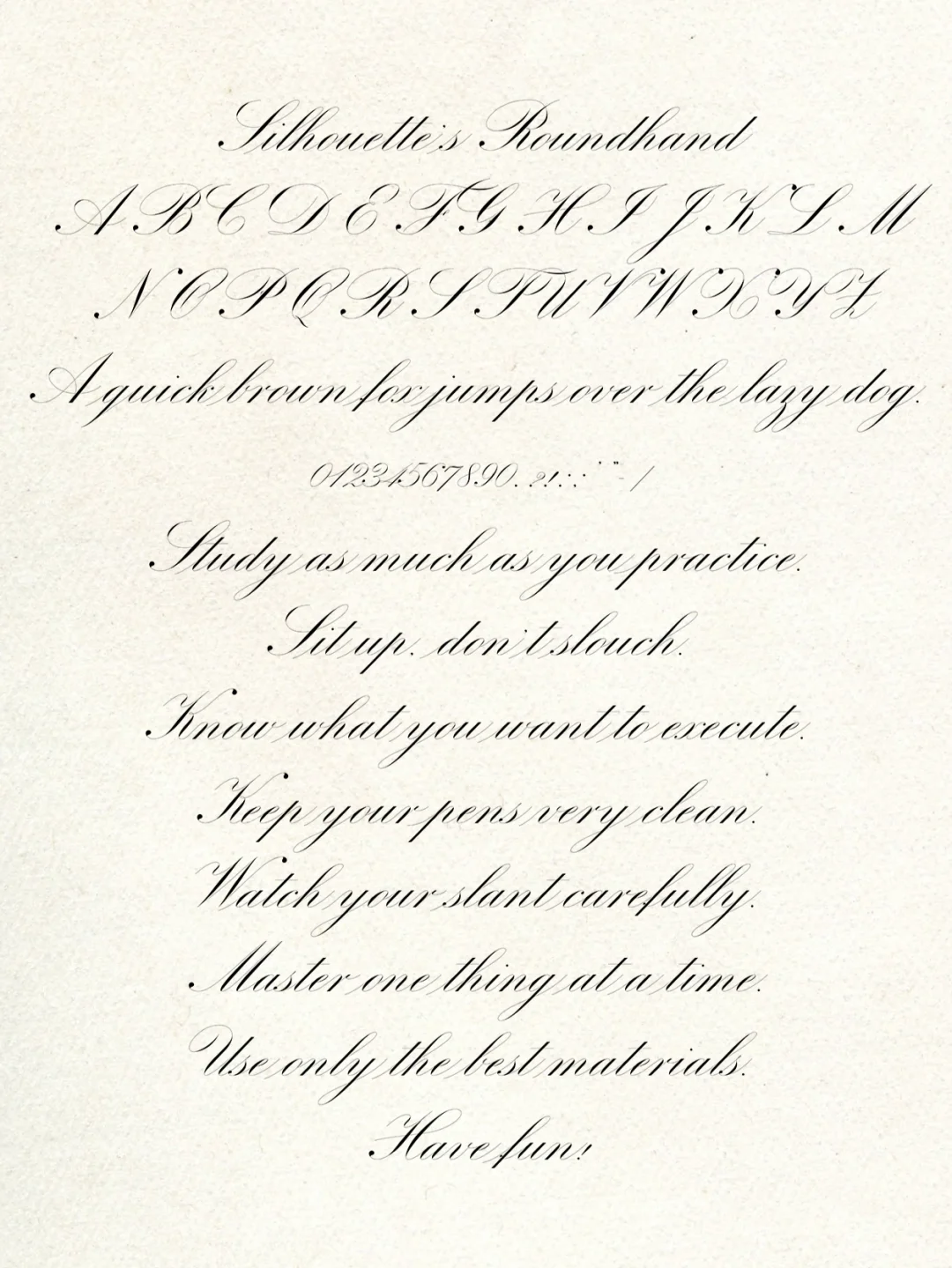 历时一月,在此分享我制作的古典英文花体字