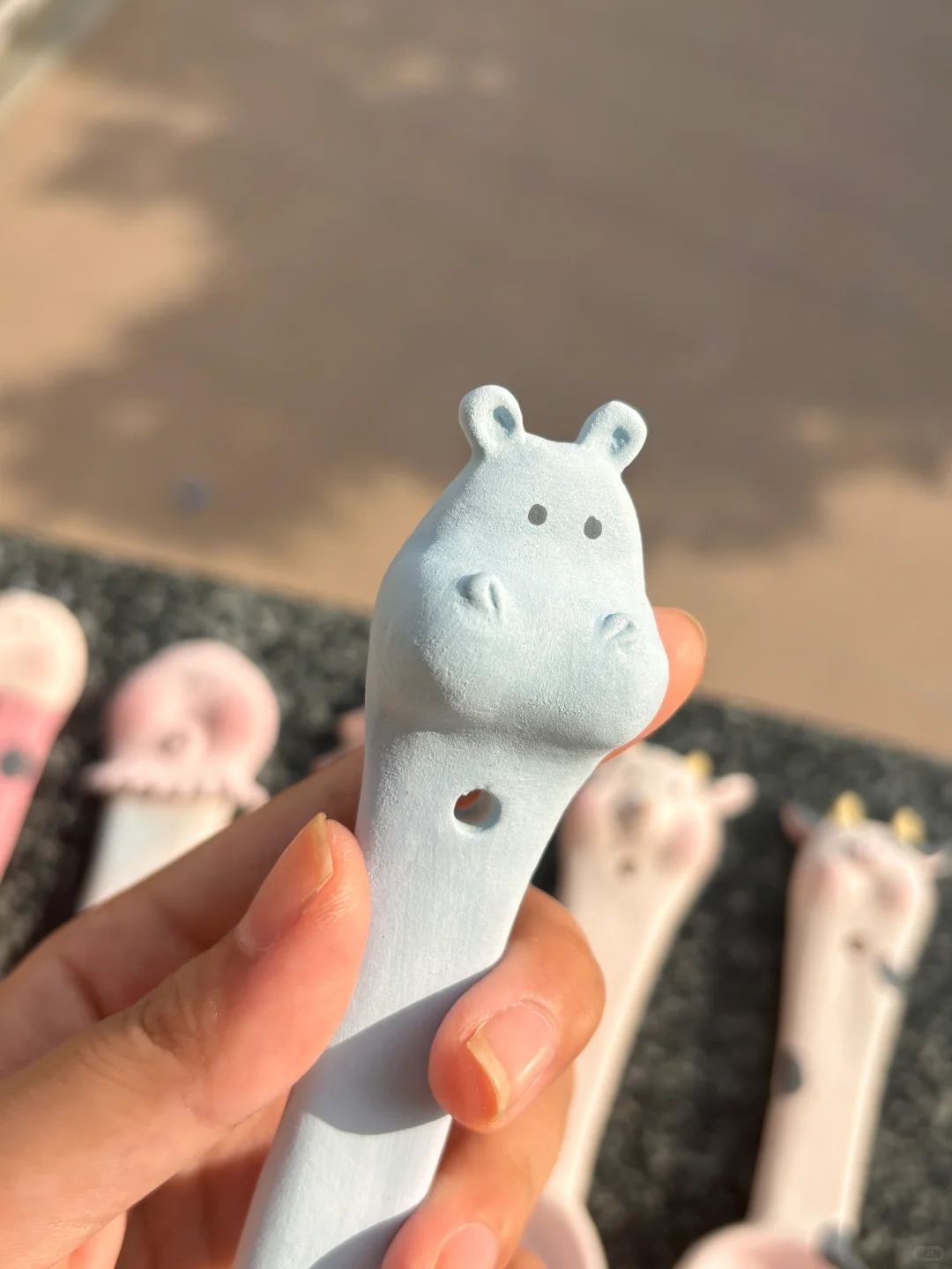 做陶艺以来的第一批勺（未烧）