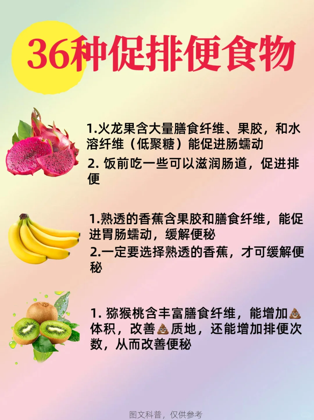 36种通便食物 帮助实现便便自由