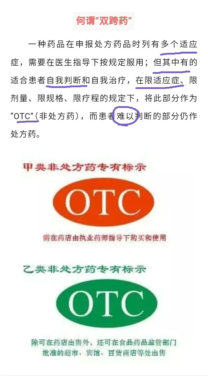 学习了解“双跨”药品