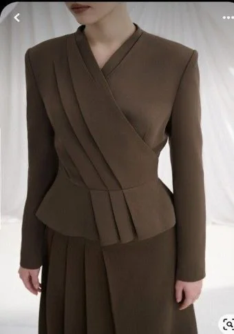 服装设计灵感—西装结构设计