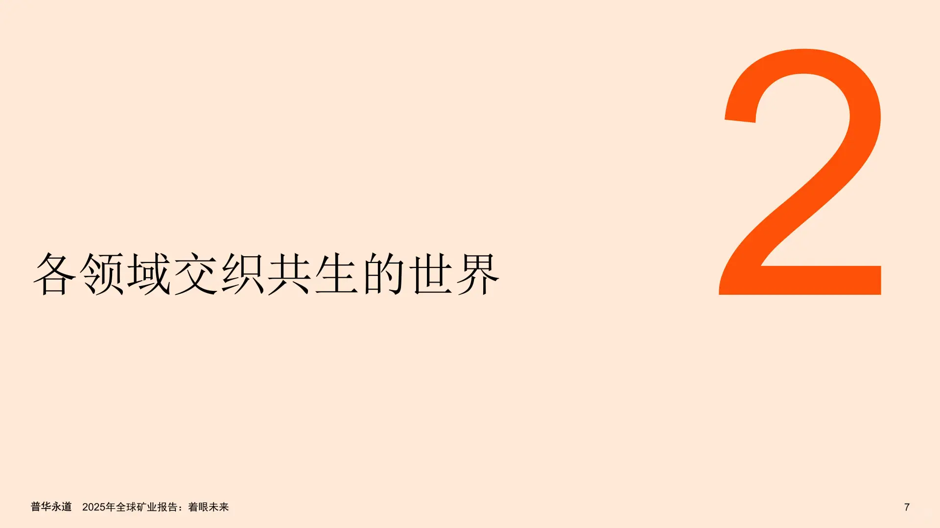 2025年全球矿业报告：着眼未来