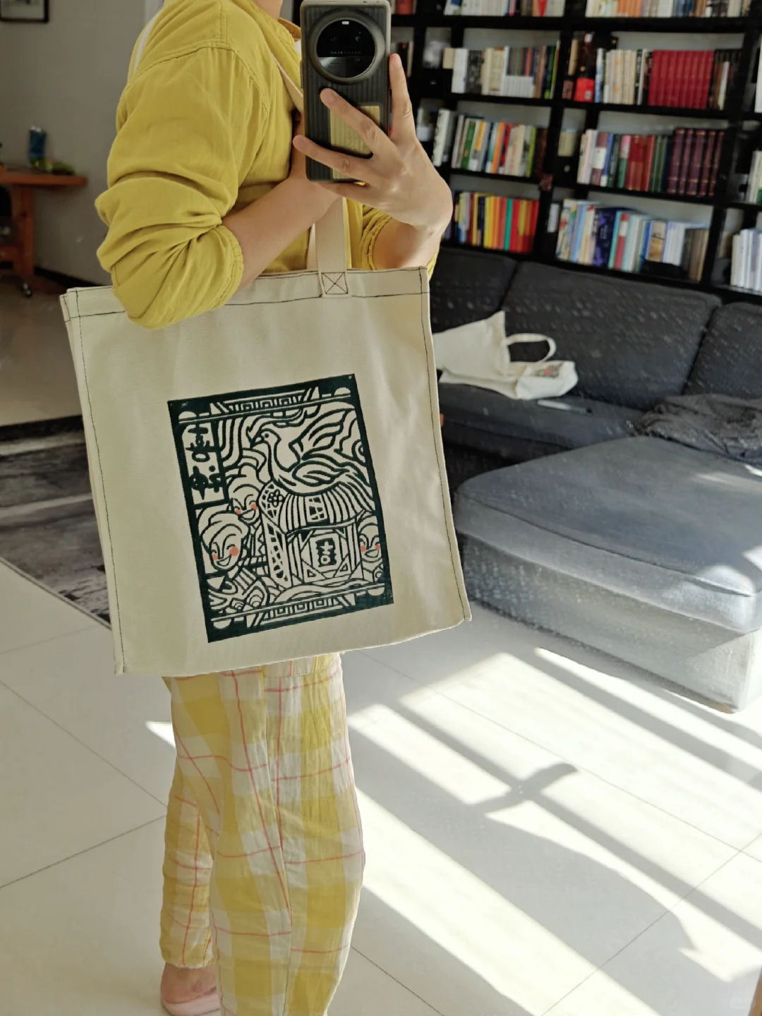 ?花了2000块自制的帆布包……