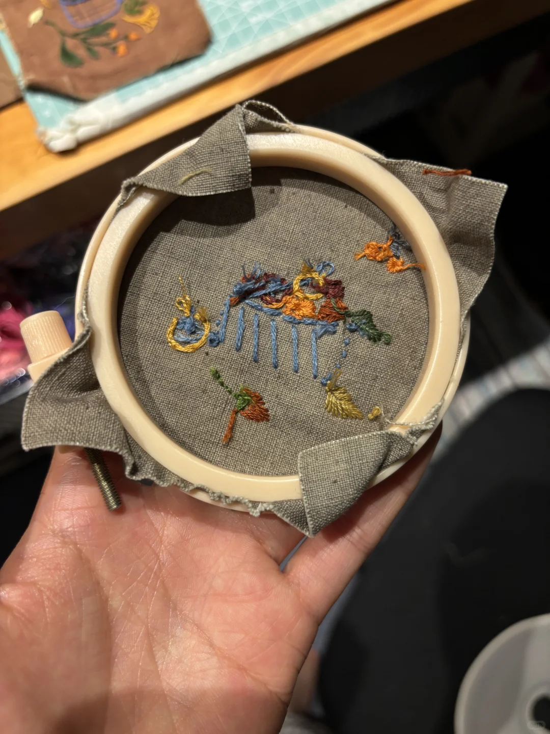 秋日的手工刺绣?教程版