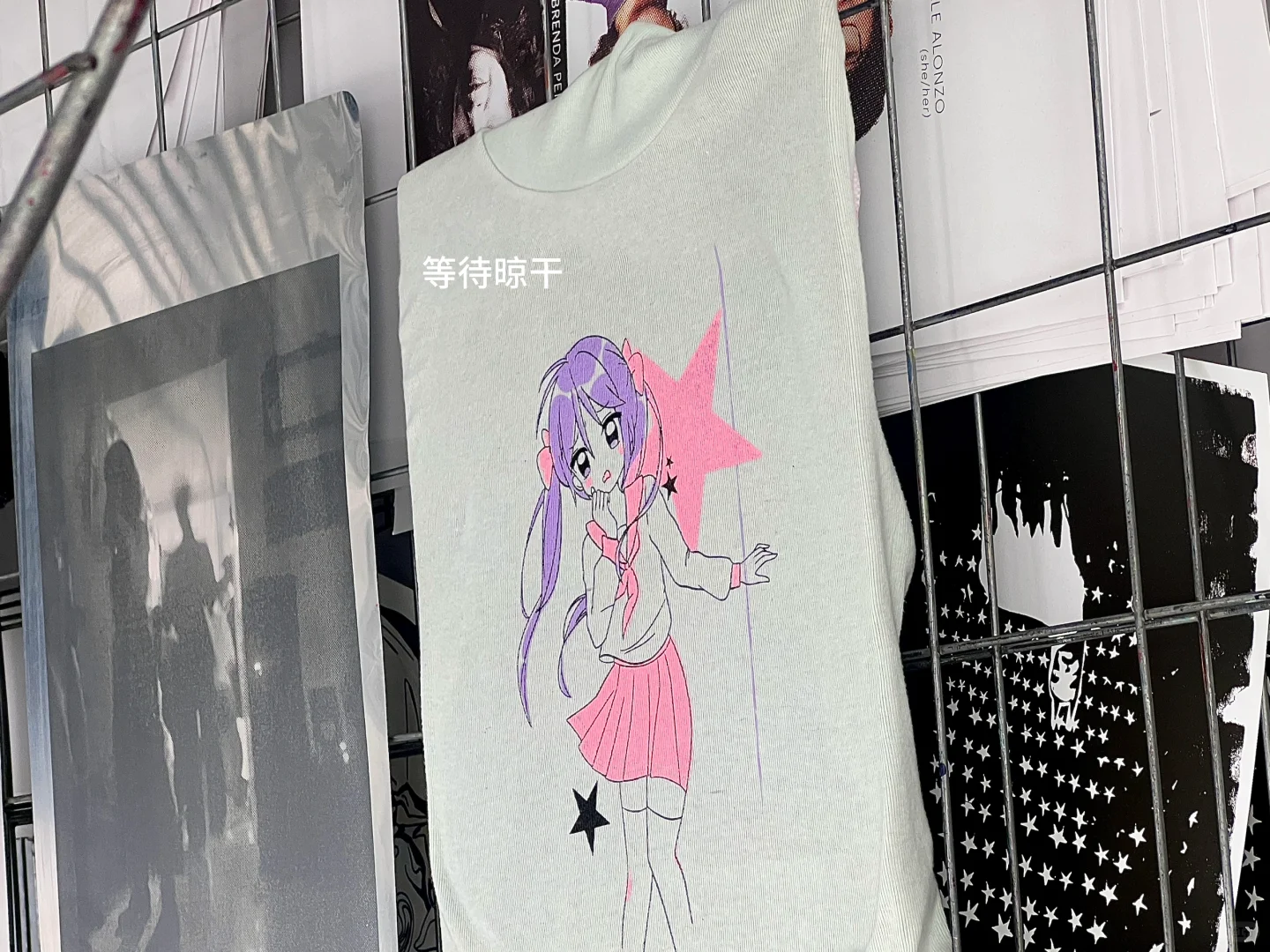 我在美国课上把幸运星印在了身上✩