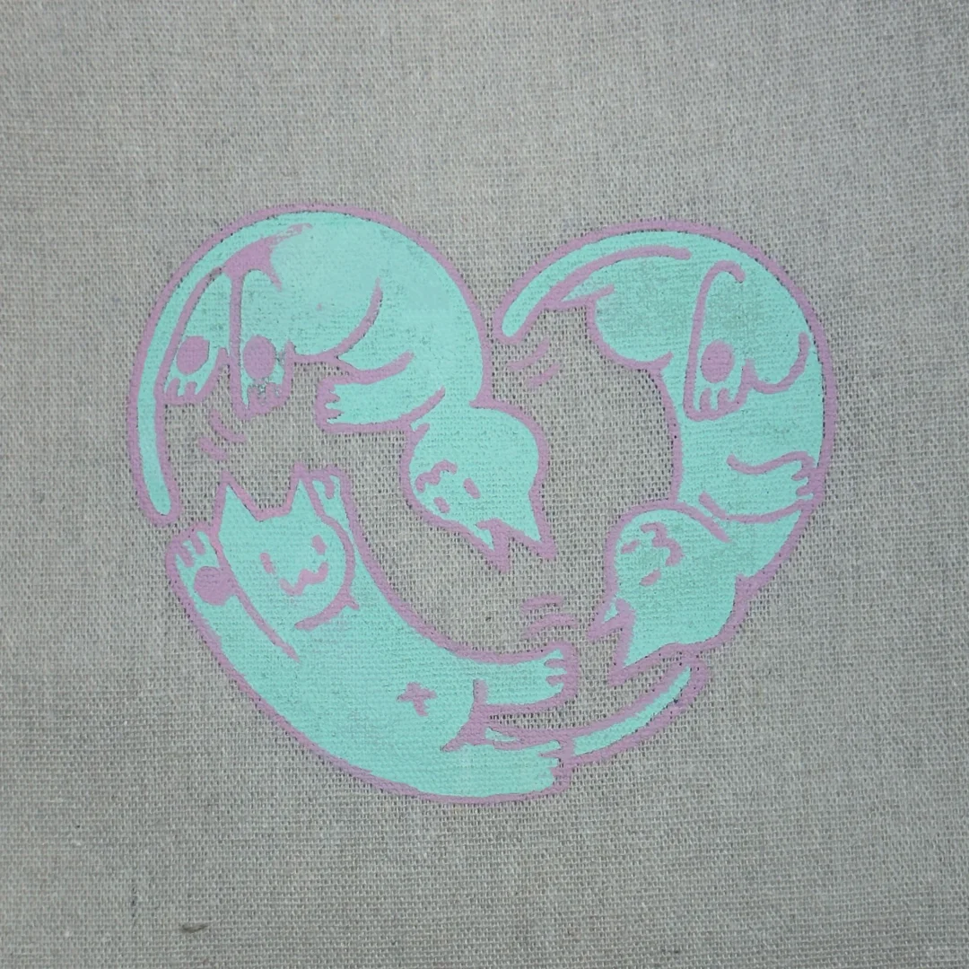 是谁丝网印结课了