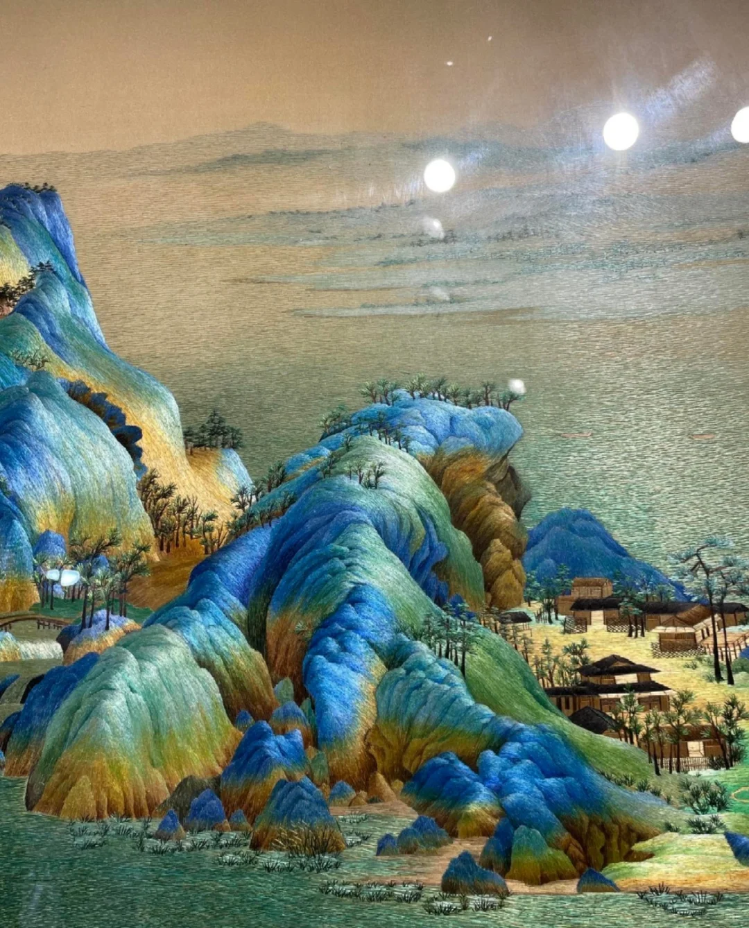 高定款|苏绣千里江山