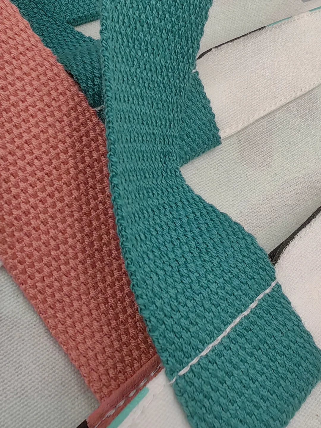 满幅双面双色手工丝网帆布袋印制完成