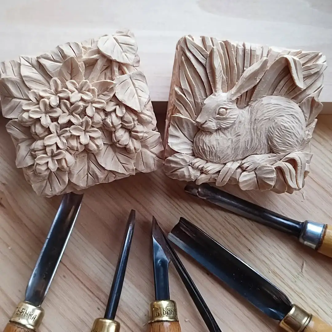 分享一组木雕浮雕作品（俄罗斯艺术家作品）