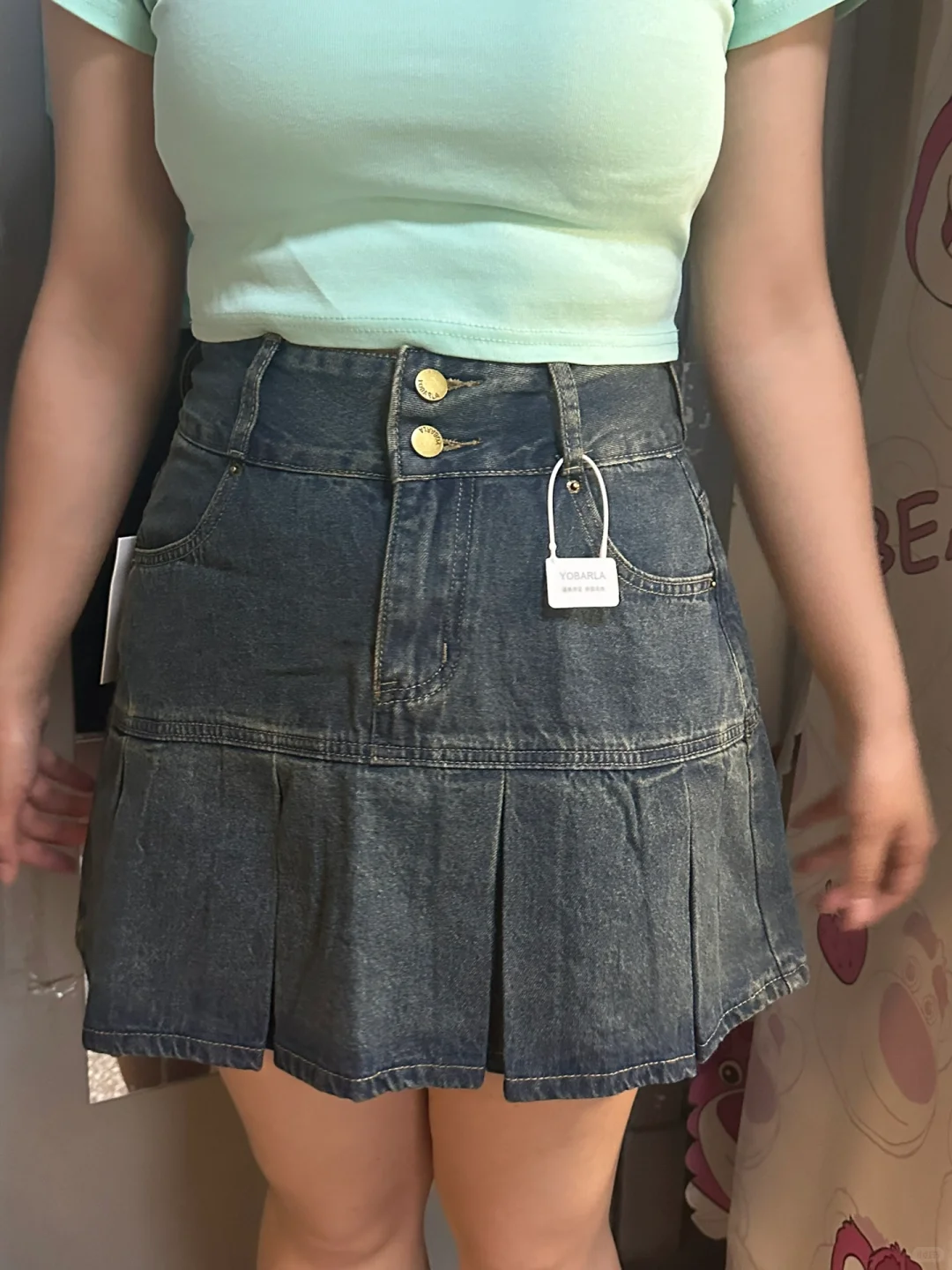 测评不同店的牛仔短裙