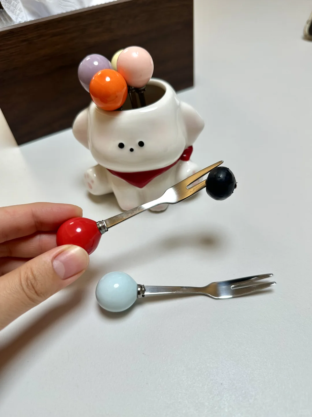 新家快递（9/100）怎么会有这么可爱的水果叉