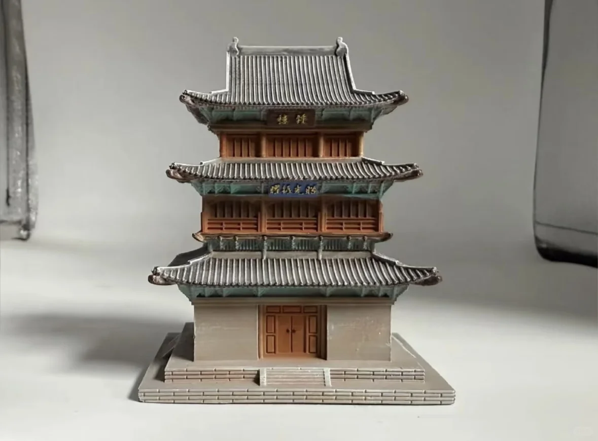 古楼造型的树脂冰箱贴，藏着千年美～