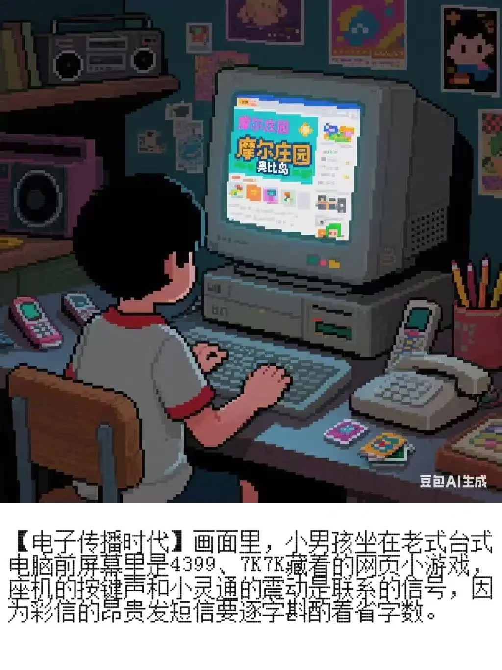 ?用像素风打开人类传播学的五个阶段