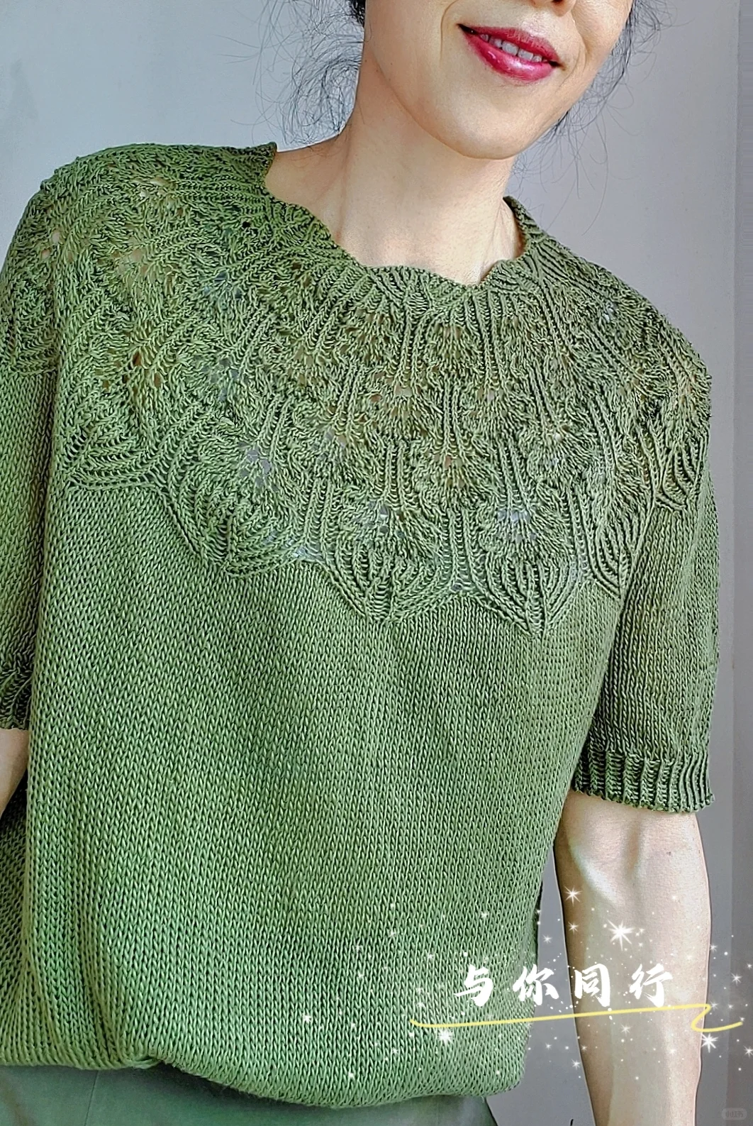 《玛丽丝Tee》编织（附图解＋编织过程）